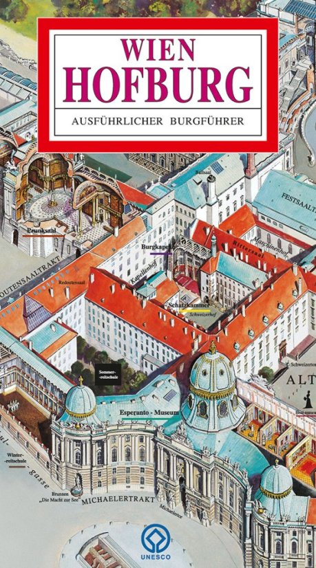 Hofburg / panoramatická mapa - Jazyk: německý, Formát: 130 x 230 (640 x 460) mm, Autor: Tomáš Rygl, Výrobce: Nakladatelství ATP