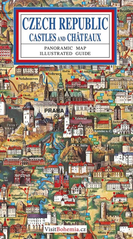 Česká republika / panoramatická mapa - Jazyk: anglický Česká republika / panoramatická mapa - Jazyk: anglický